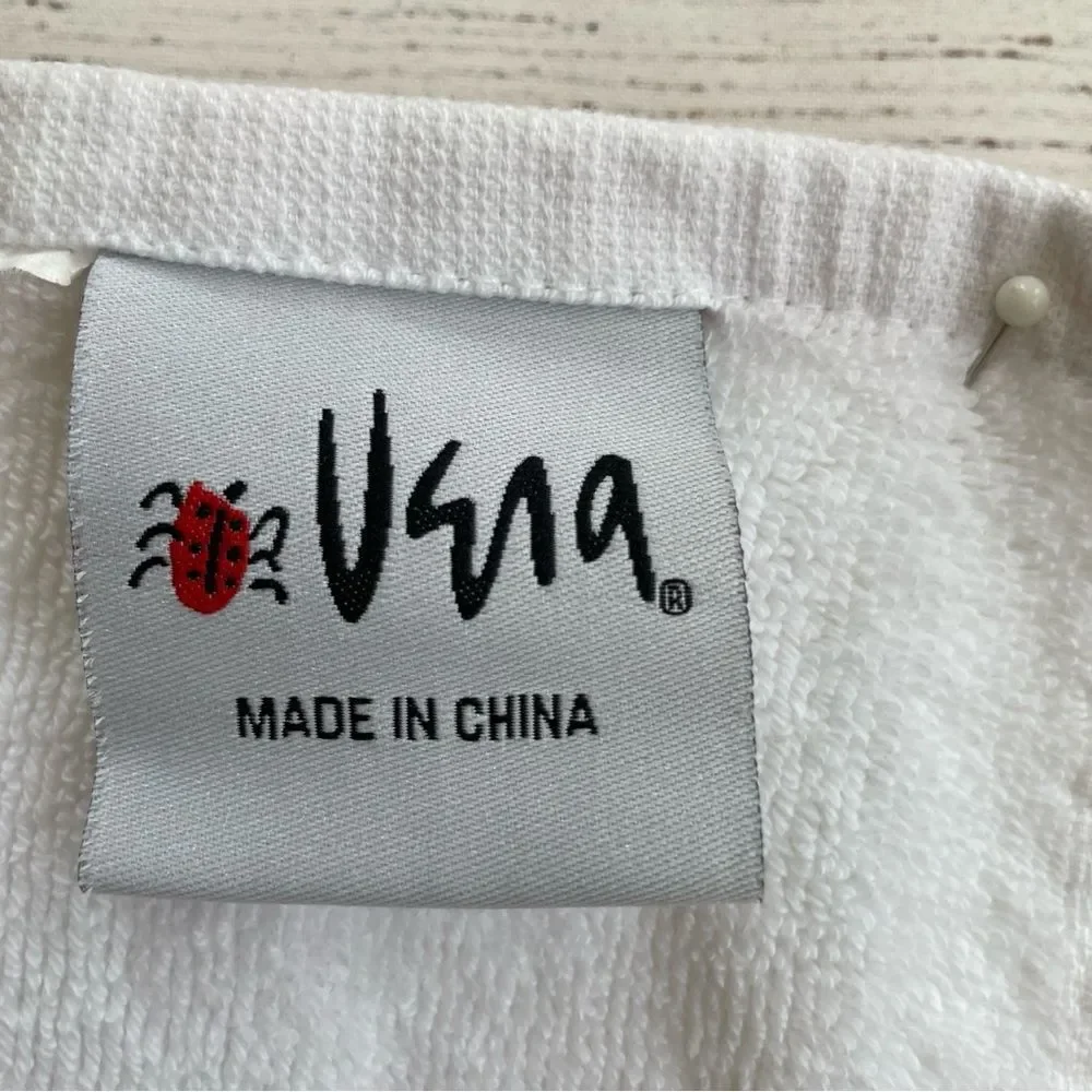 VINTAGE VERA NEUMANN WILDFLOWER THREE PIECE BATH TOWEL SET‎